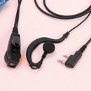 Dual PTT G Type K Head Earpiece Headset for Kenwood Baofeng 888S TYT Radio A