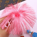 5Pcs 11cm Cushion Curtain Craft Sewing Trim Silky Keychain Bead Tassels Tool Set