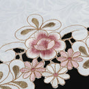 New Table Runner Embroidered Floral Table Cloth Pattern: