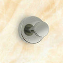 1pc Stainless Steel Single Coat Hook Round Base Cloth Hanger Bathroom Tools