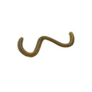 17 pcs 10 cm Artificial fishing bait Soft simulation worms Fishy smell real E2N1