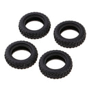 4x Wheel Tire Tyres Replacement (Black) for WLtoys K979 K989 1:28 Rally Car