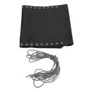 Replacement Fabric Cloth and Laces for Garden Lounge Bench Chairs Black