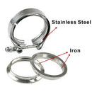 Stainless Steel V Band Flat Flange Clamp Kit Assembly - 3 Inch Inner 76mm V E2R9