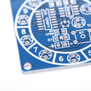 Round Electronic Lucky Rotary Suite CD4017 NE555 Self DIY LED Light Kit Parts Z