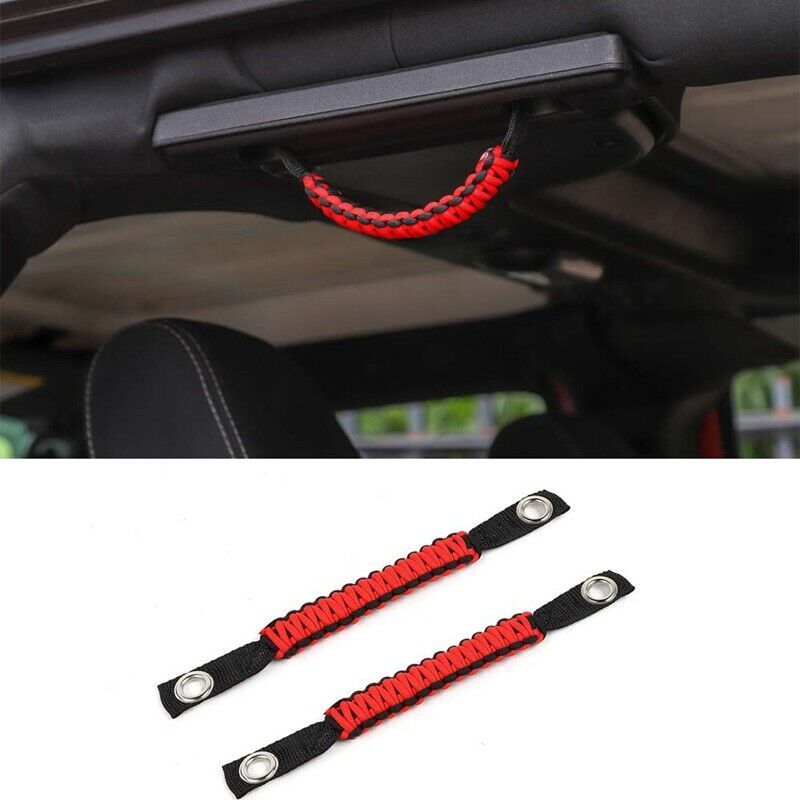 Car Roof Grab Handles, Grab Grip Handle for Jeep Wrangler JK 2007-2017 Car