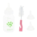 1Set Feeding Nursing Bottle + Nipple + Brush Kit for Pet Dog Puppy Cat Kitten