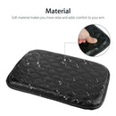 Universal Car Armrest Pad Cover Auto Center Console PU Leather Cushion Black