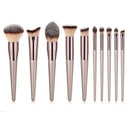 5X(New Women'S Fashion Brushes Champagne Makeup Brushes For Foundation Pow T7E6)
