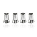 4PCS TPMS Tire Valve Stem Cap & Sleeve Cover Chrome Set Fits American Car Truck