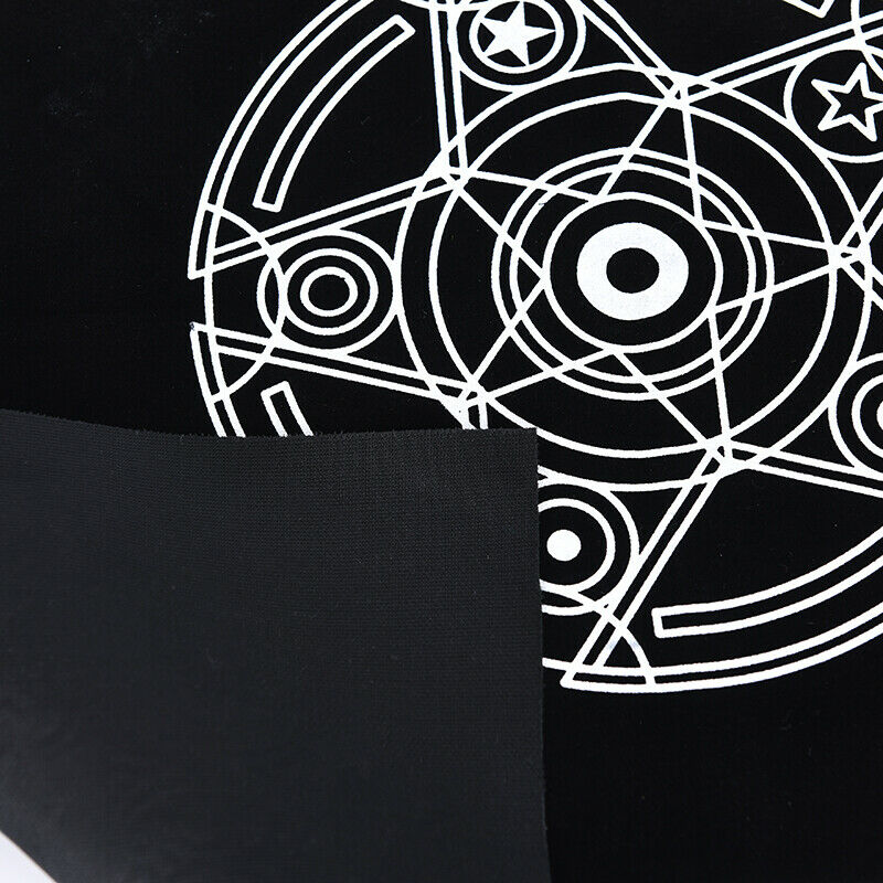 49x49cm Velvet Tarot Tablecloth Pentacle Board Game Divination Tarot TableclotOZ