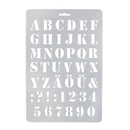 Lettering StencilsÃ¯Â¼Å’Letter and Number StencilÃ¯Â¼Å’Painting Paper Craft Alphabet an N6