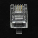 4 Pin RJ11 6P4C Connector Plug for Handset Cable 4 Pcs O4D9