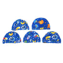 Elastic Fabric Protect Ears Long Hair Swim Pool Hat Swimming Cap For children JR