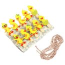 10Pcs/lot duck DIY Clothes Paper Peg Stationery Wooden Photo Clip Craft Clips