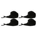 4x Bandana Hat Outdoor Cycling Chef Cap for Men Women Black