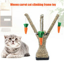 Cat Climbing Frame Funny Kitten Teeth Care Tower Shelves Scratching Post Carrot