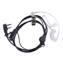 Walkie Talkie Air Tube K Head Mic Earpiece Headset PTT for HYT TC286 386