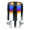 Universal Stainless Steel Car Rear Round Exhaust Pipe Tail Muffler Tip