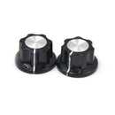 10Pcs Black Rotary Potentiometer Knobs Caps with  Counting Dial -Q