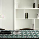 10pcs 10cm Retro Tiles Wall Stickers PVC Waterproof Kitchen Decals (MSC051) A