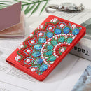 DIY Special Shaped Diamond Painting Leather Passport Protection Cover Gift