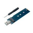 M.2 SSD To USB 3.0 Adapter Card 5 Gbps For M.2 SSD M.2 Key B Type