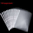 Document Pocket File Holder PP Sheet Protectors Clear File Pouch