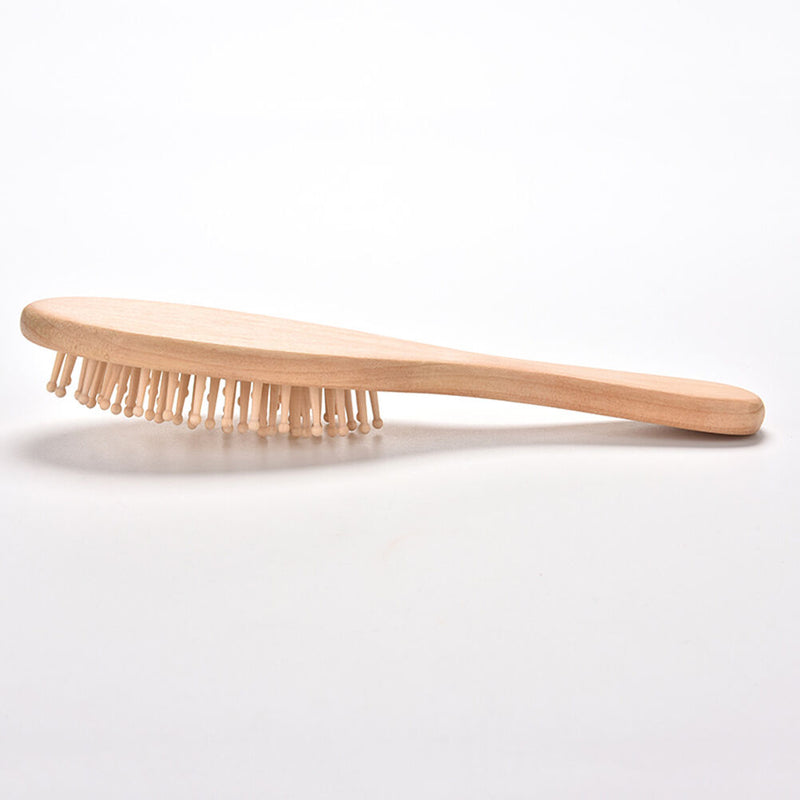 Paddle Hair Care Brush Wooden Massage Comb Scalp Stress Release Beauty Tool S Bj