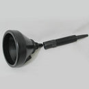 2 in 1 Black Plastic Flexi Funnel Can Spout For Oil Water Fuel PRO Petrol F4A4