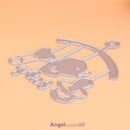Cute Aeolian Bells DIY Metal Embroidery Stencil Scrapbook Craft Cutting Die