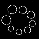 4 Pairs Casual Round Small Sleeper Hoops Earrings Nose Ring Earrings Hoop 8mm
