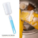 Sponge Glass Cup Cleaning Brush Long Handle Cup Brush Household Wash Brush A