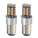 One Pair 1157 15SMD 2835 LED Auto Bulb Car Brake Lamp Turn Signal Light
