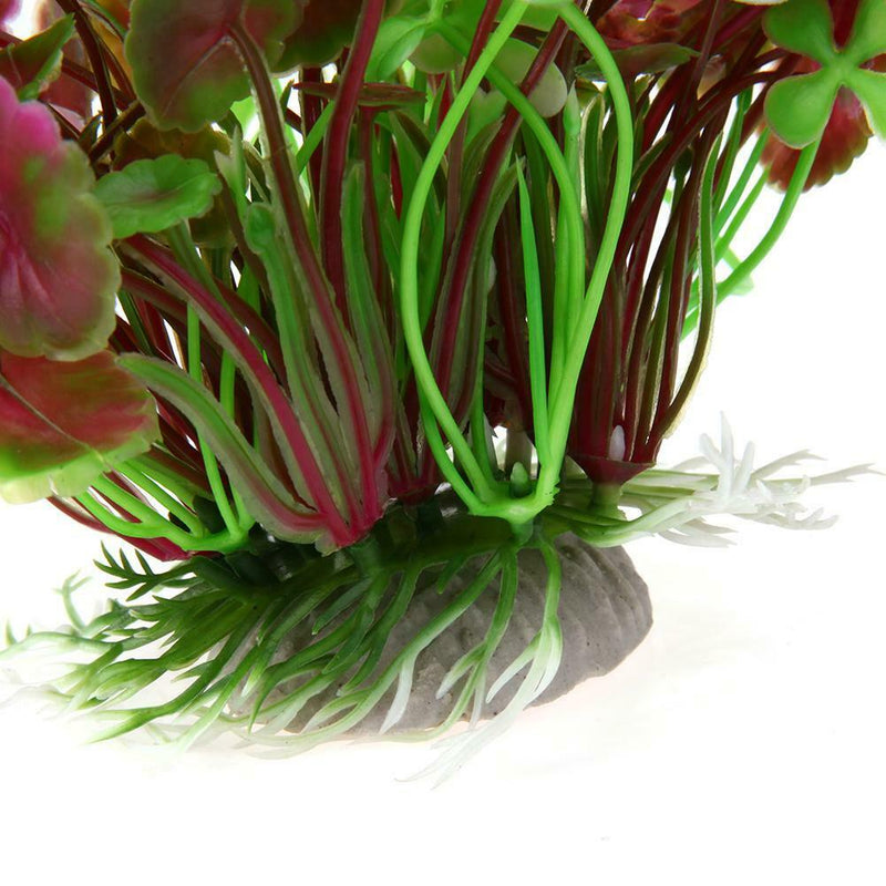 Aquarium Artificial Floral Grass Plant Fish Tank Landscape Decor Green A