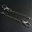 10pcs Lobster Clasp Keyring Keychain Short Chain Key Rings DIY Necklace Pendent-