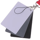 3In1`white black gray color balance card digital grey card neck strap DSLRcamera