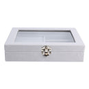 Practical Earrings Ring Organizer Velvet Bracelet Box Jewelry Storage Case A