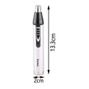 Electric Ear and Nose Hair Trimmer Dual Edge Blades Easy Cleaning for Men