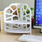 Desktop Cosmetics Organizer Bathroom Storage Rack Corner Shelf R6L9