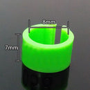 Bird Leg Bands 8mm Pigeon Chicks Bantam .Poultry Rings Plastic Split Leg  D K1Z0
