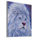 Flower Lion Special Shaped Diamond Painting Diy 5D Partial Drill Cross Stit