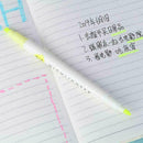 5 Pcs/set Colorful Double Head Highlighters Markers Pen Stationery Fluoresc N2K8