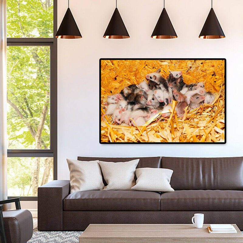 1000pcs DIY Rat Nest Jigsaw Puzzle Children Adults Toys Animals Art Picture