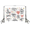 Valentines Day Theme Studio Digital Photo Canvas Background Cloth Backdrop A