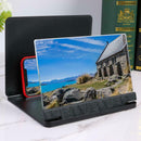 9 inch Phone Screen Magnifier Bracket Mobile Movie Amplify Stand (Black) SN9F