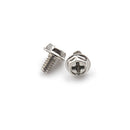 100x Toothed Hex 6/32 Computer PC Case Hard Drive Motherboard Mounting Screws FT