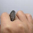 24mm Magic Coin Myanmar Peacock Pattern Coin Collection Necklace Pendant