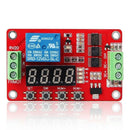 12V Self-lock Relay Cycle Timer Module PLC Delay Time Switch Multi-Function