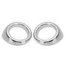 2PCS(Left & Right ) Chrome Light Cover Front Lamp ABS Cover for Subaru XV 2